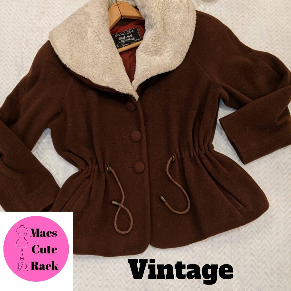 Vintage Daniel Elise Wool and Cashmere Jacket